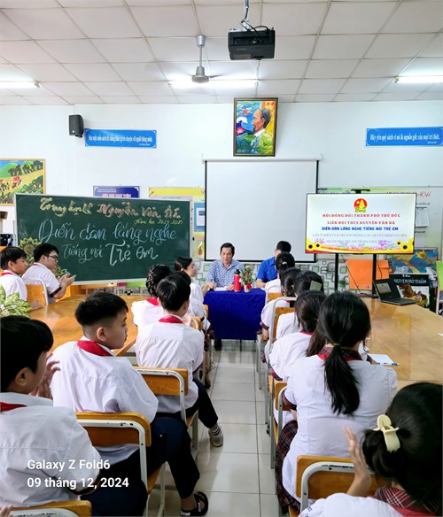 Trường THCS Nguyễn Văn Bá tổ chức “Diễn đàn lắng nghe tiếng nói trẻ em năm học 2024-2025”