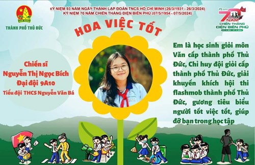 Tuyên dương Hoa việc tốt của Trung đoàn Thủ Đức