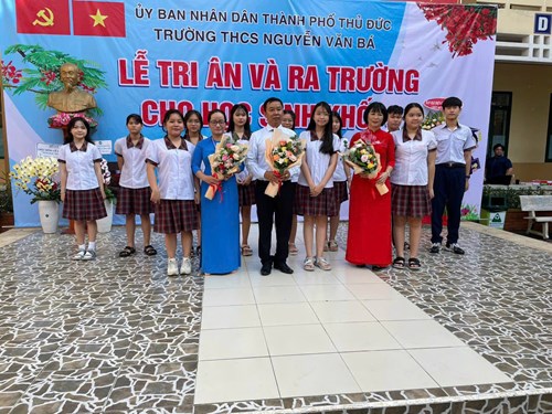 Lễ tri ân và ra trường cho học sinh khối 9 niên khóa 2020-2024.