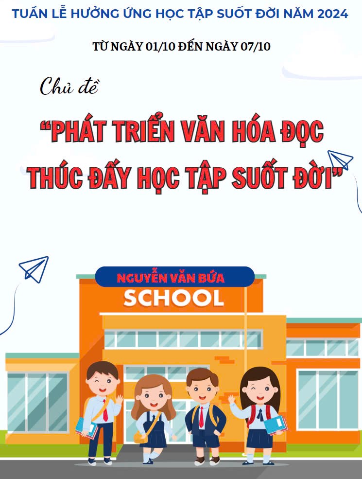 THCS Nguyễn Văn Bứa Hưởng Ứng tuần lễ học tập suốt đời và Ngày chuyển số quốc gia 10/10
