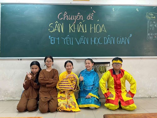 Sân khấu hóa - Em yêu văn học dân gian