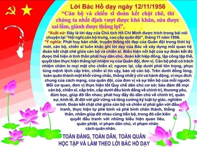 Lời Bác dạy ngày này năm xưa!