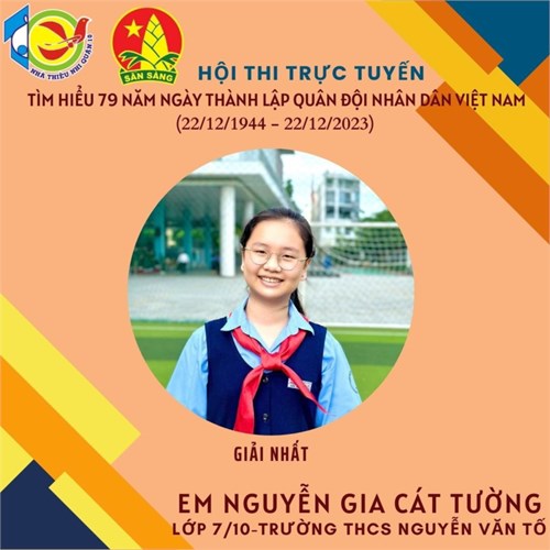 Kết quả Hội thi trực tuyến tìm hiểu về 79 năm ngày Thành lập Quân đội Nhân dân Việt Nam 22/12/2023.
