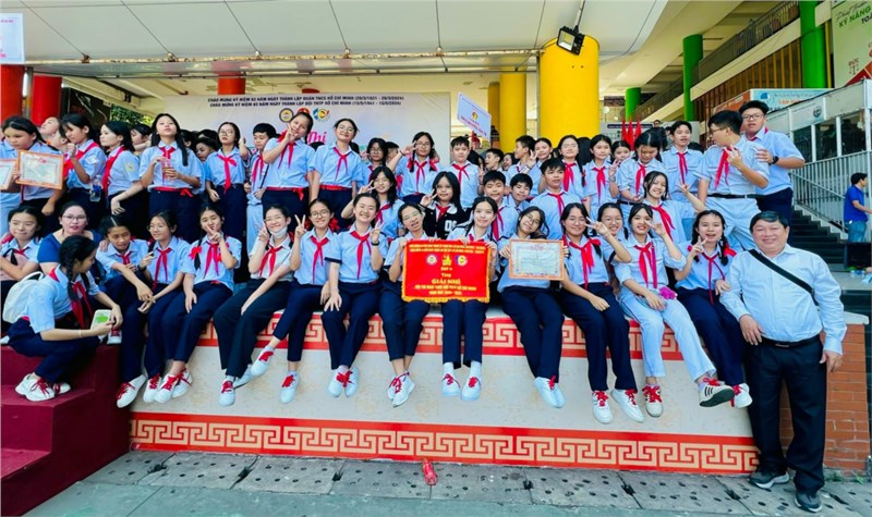 Hội thi nghi thức đội tntp hồ chí minh quận 10 năm học 2023-2024