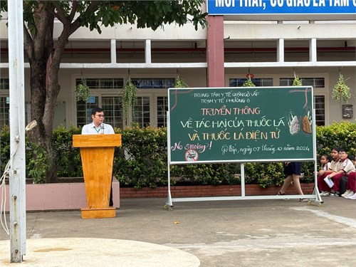 Truyền thông về tác hại của thuốc là và thuốc lá điện tử