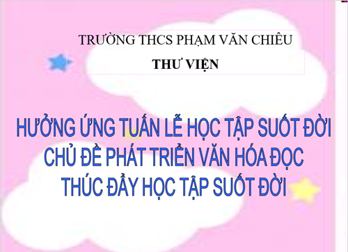 Tuần lễ Hưởng ứng học tập suốt đời