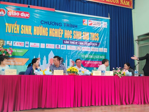 Chương trình Tuyển sinh, hướng nghiệp học sinh sau THCS lần thứ 9 Năm học 2023-2024