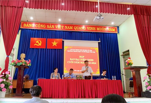 Họp Ban Đại diện CMHS cuối năm học 2023-2024