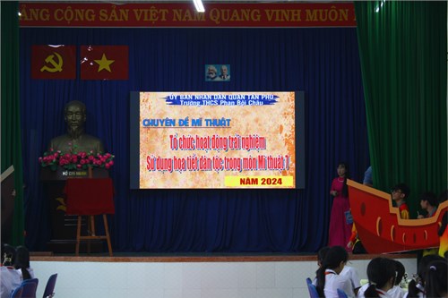 [THCS Phan Bội Châu] Chuyên đề thao giảng môn Mĩ Thuật cấp quận năm học 2024 - 2025