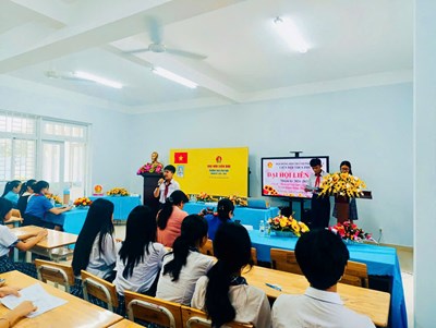 Đại hội liên đội trường THCS Phú Hữu nhiệm kỳ 2024 - 2025