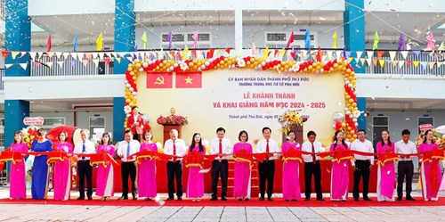 Lễ khánh thành và khai giảng năm học 2024 - 2025