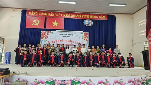 Lễ Tri Ân và Trưởng Thành cho học sinh Khối 9 Niên khóa 2020 - 2024