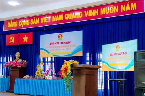 Đại hội Liên đội Trường THCS Phước Bình nhiệm kỳ 2024 - 2025