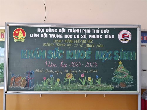 Khám sức khỏe học sinh, năm học 2024 - 2025