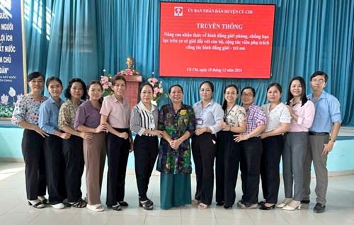 Truyền thông nâng cao nhận thức về bình đẳng giới, chống bạo lực trên cơ sở giới