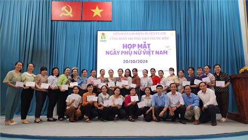 Họp mặt kỷ niệm ngày Phụ nữ Việt Nam 20/10/2024
