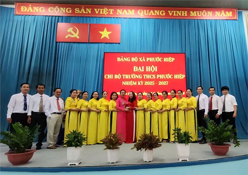 Đại hội Chi bộ Trường THCS Phước Hiệp nhiệm kỳ 2025-2027