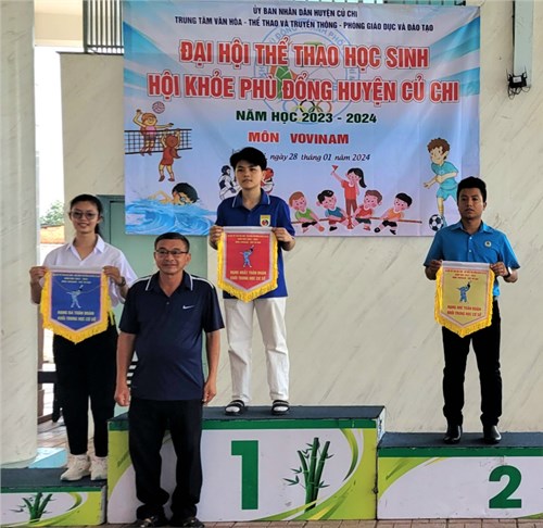 Kết thúc giải HKPĐ môn vovinam clb vovinam trường thcs phước thạnh đạt thành tích : 
3 HCV 7 HCB 7 HCĐ đạt hạng nhì toàn đoàn khối THCS.