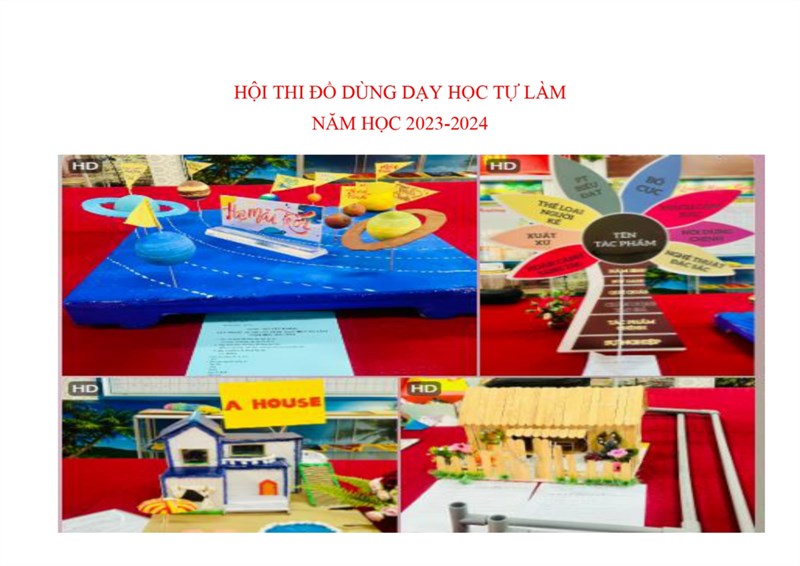 Hội thi đồ dùng dạy học tự làm năm học 2023-2024