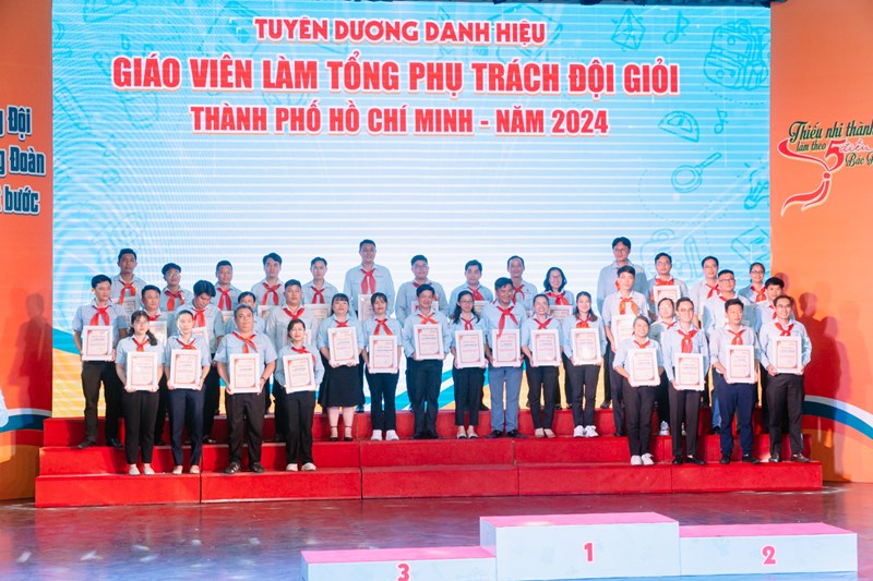 Đồng chí Phạm Thị Kim Tuyền trường THCS Quang Trung quận Gò Vấp đạt danh hiệu Giáo viên làm Tổng Phụ Trách đội giỏi Thành phố Hồ Chí Minh - Năm 2024