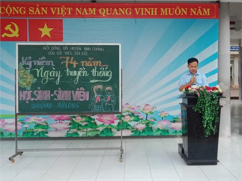 Kỉ niệm ngày truyền thống học sinh sinh viên - sinh hoạt chủ điểm tháng 1:  sáng mãi ngọn lửa trần văn ơn 