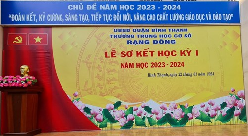 Sơ kết học kỳ 1 năm học 2023-2024