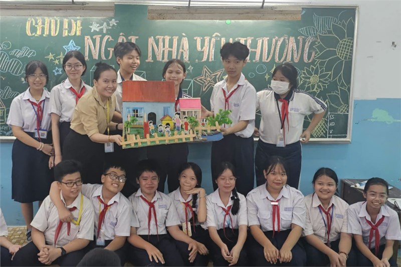 Tiết học stem khối 7: ngôi nhà yêu thương