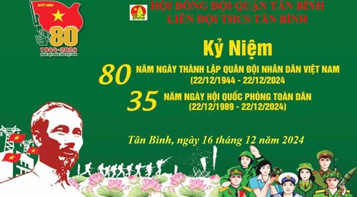 Ôn lại truyền thống ngày Thành lập Quân đội nhân dân Việt Nam và Ngày hội Quốc phòng toàn dân