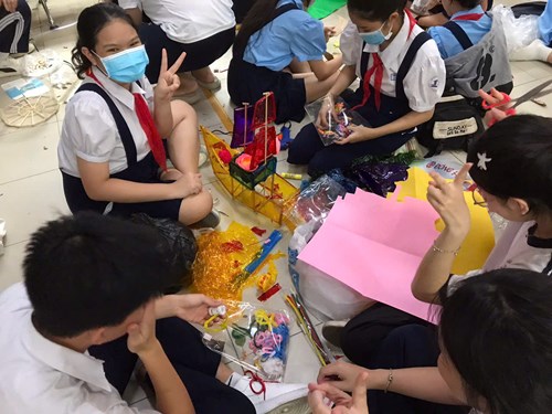 Liên đội THCS Tân Bình tổ chức Hội thi Trải nghiệp STEAM với lồng đèn Trung Thu