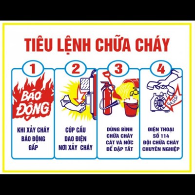 Tuyên truyền về phòng cháy, chữa cháy.