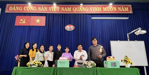 Họp đánh giá viên chức năm học 2023-2024 và tổ chức sinh nhật Công đoàn viên tháng 2,3,4,5,6