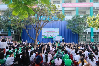 Trung tâm KNS Rồng Việt phối hợp với Trường THCS Tân Sơn - Quận Gò Vấp đã tổ chức chuyên đề Kĩ năng sống “Tình bạn đẹp” và   Sách- nguồn khai sáng trí tuệ 