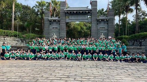 Tham quan học tập trải nghiệm tại “ đền hùng” quận thủ đức”