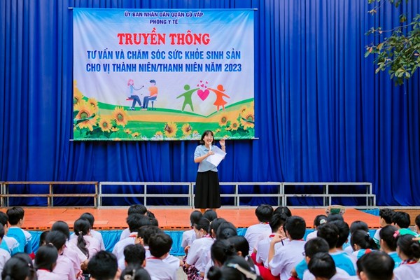 TRUYỀN THÔNG tư vấn và chăm sóc sức khoẻ sinh sản cho vị thành niên 2023