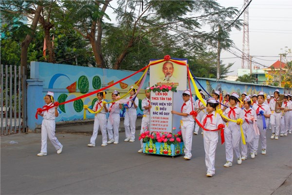 Hội thi Nghi thức Đội Thiếu niên tiền phong Hồ Chí Minh quận Bình Tân năm học 2023 - 2024