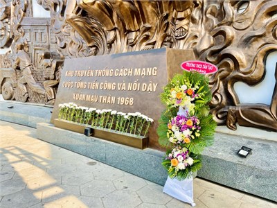 Hành trình về địa chỉ đỏ  Khu tưởng niệm Liệt sĩ Tết Mậu Thân 1968”