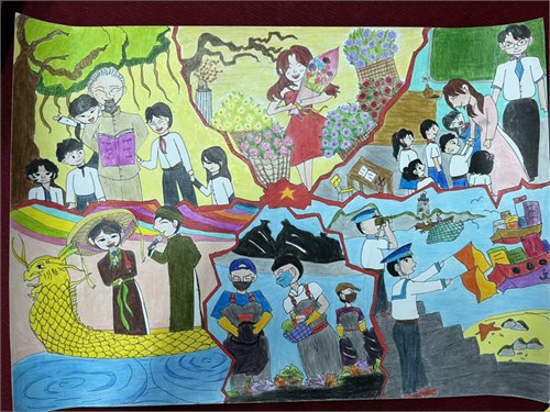 Hội thi  Nét Vẽ Xanh  năm học 2023 - 2024