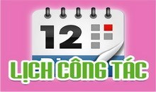 Lịch công tác  22.01.2024 - 28.01.2024