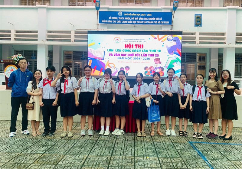 Hội thi: lớn lên cùng sách lần thứ 10 và văn hay chứ tốt lần thứ 25 năm học 2024-