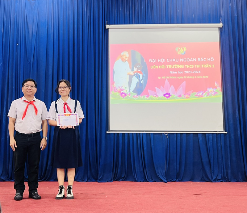 Đại hội Cháu ngoan Bác Hồ năm học 2023-2024 và tuyên dương đội viên tiêu biểu