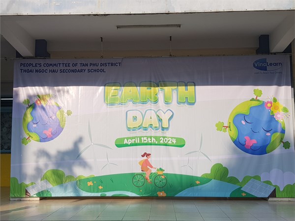 Chuyên đề ngoại khóa cấp trường môn Tiếng Anh với chủ đề:  NGÀY TRÁI ĐẤT  - Năm học: 2023-2024