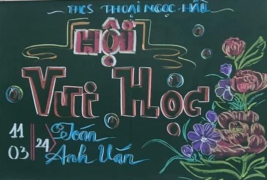 Trường THCS Thoại Ngọc Hầu tổ chức  buổi sinh hoạt Hội vui học Toán và Tiếng Anh cho các bạn khối 9