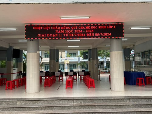 Trường THCS Thoại Ngọc Hầu - Công tác tuyển sinh lớp 6 năm học 2024 - 2025