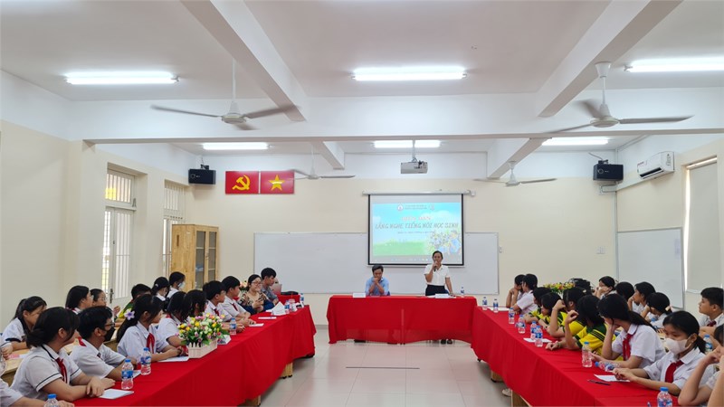 Diễn đàn lắng nghe tiếng nói của các em học sinh do trường THCS Tô Ngọc Vân tổ chức