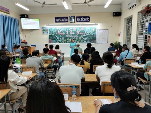 Trường THCS Tôn Thất Tùng tổ chức Hội nghị Cha Mẹ Học Sinh cuối học kỳ 1 cho học sinh khối 6, 7, 8, 9, năm học 2023-2024