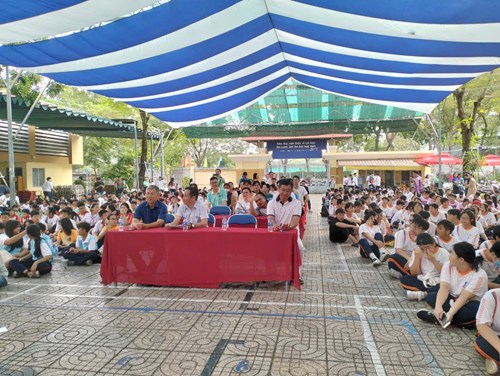 Trường THCS Tôn Thất Tùng tổ chức  Hội Thao Học Sinh , năm học 2024 - 2025