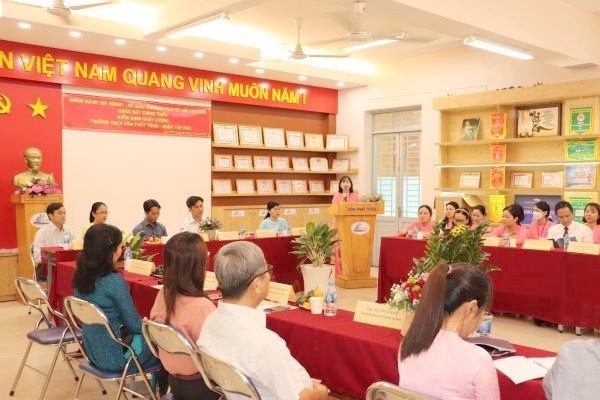 Trường THCS Tôn Thất Tùng vinh dự đón Đoàn Đánh giá ngoài của Sở Giáo dục và Đào tạo Tp.HCM về Khảo sát chính thức công tác kiểm định chất lượng giáo dục