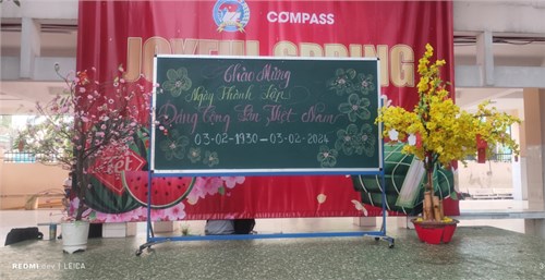 Hình ảnh buổi chào cờ thứ hai ngày 29/01/2024 và truyền thông ngày Thành lập Đảng Cộng Sản Việt Nam ( 3/2/1930- 3/2/2024)