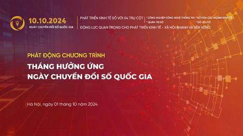 Tháng hưởng ứng ngày chuyển đổi số quốc gia 10.10 và tháng hành động hưởng ứng ngày chuyển đổi số quốc gia năm 2024