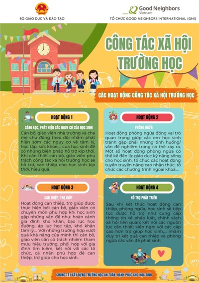 Truyền thông về công tác xã hội và tư vấn tâm lý trong trường học